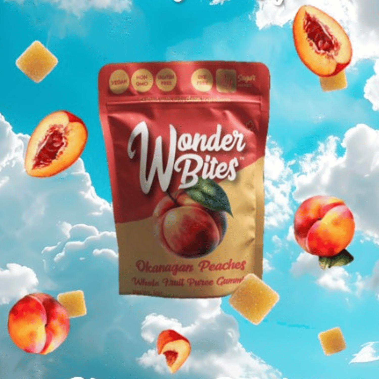 WonderBites Okanagan Peaches - 50g