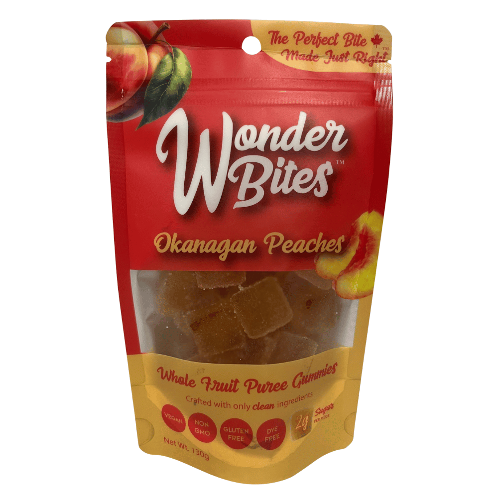 WonderBites Okanagan Peaches - 130g