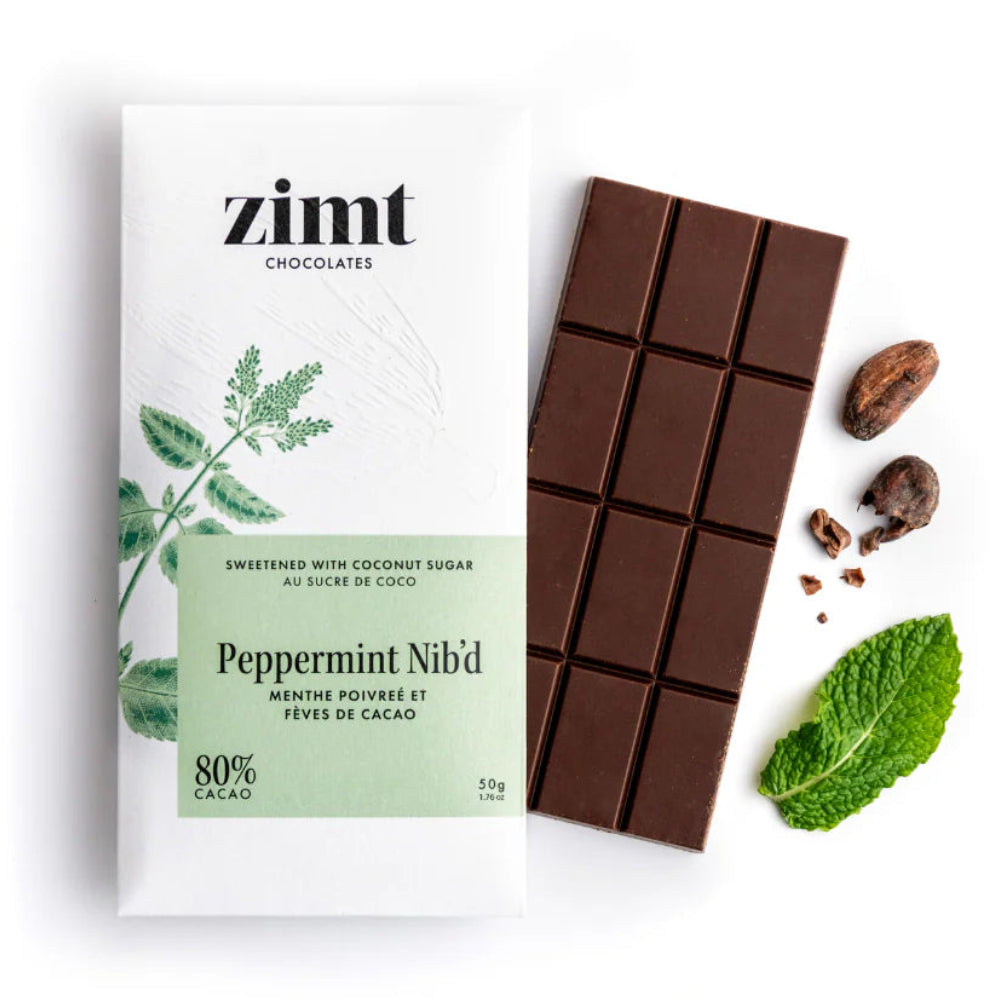 Zimt Peppermint Nib'd Chocolate Bar - 50g
