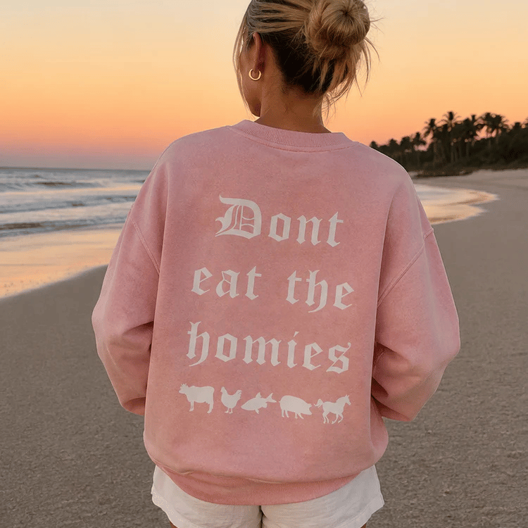 Don't Eat The Homies OG Crewneck - Dusty Pink