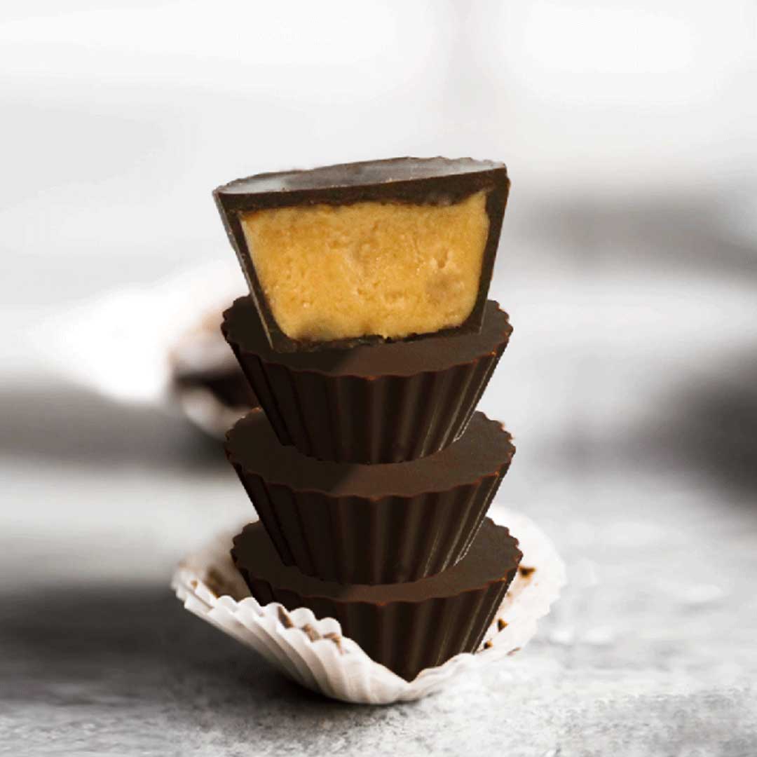 Pure Lovin' Chocolate Peanut Butter Cups 4pc Box - 75g