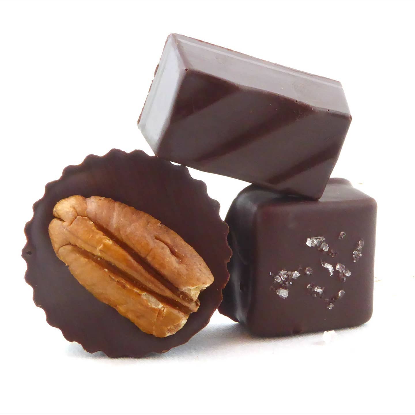 Pure Lovin' Chocolate Pecan Caramel Cups 4pc Box - 75g