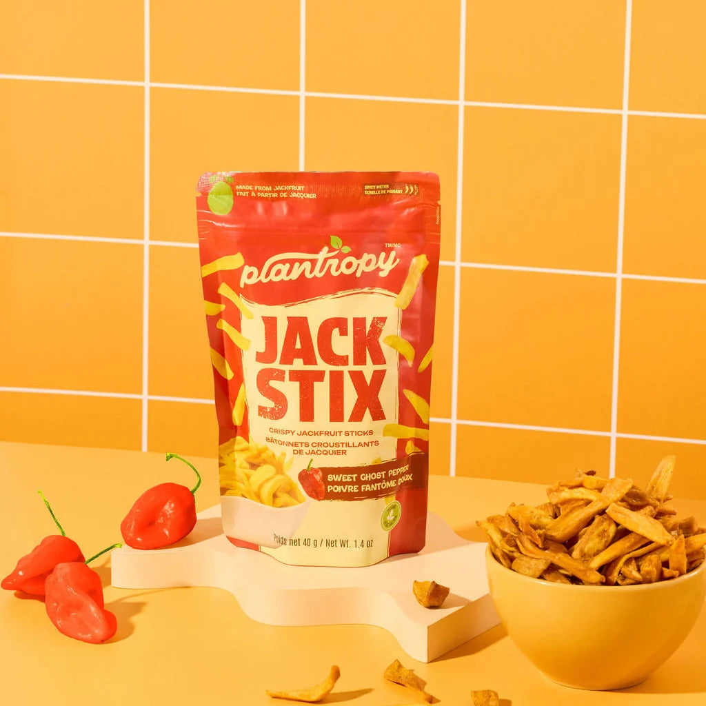 Plantropy Crispy Jackfruit Sweet Ghost Pepper Sticks - 40g