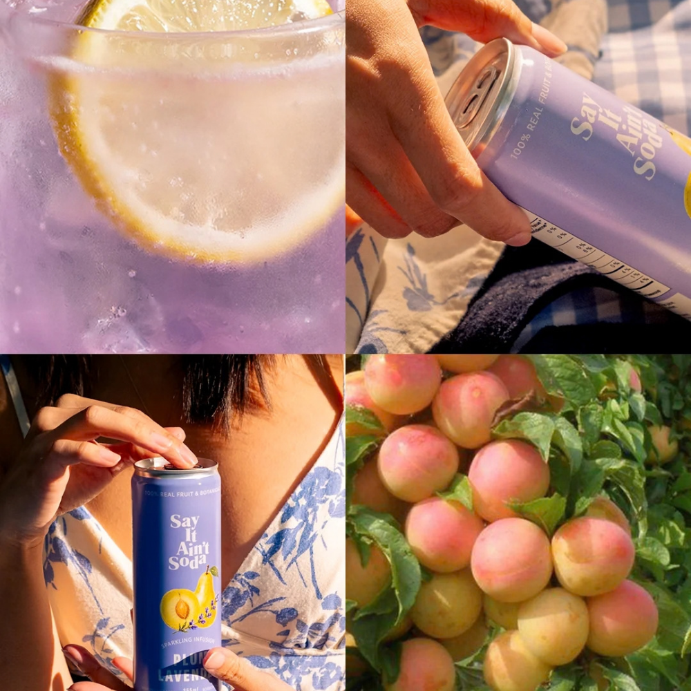 Say It Ain't Soda Plum Lavender - 355ml