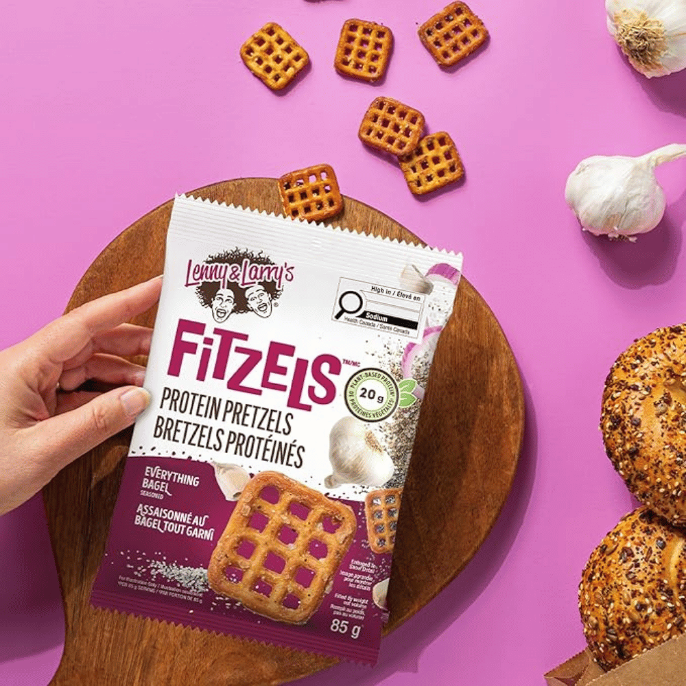 Lenny & Larry's Everything Bagel Fitzels Protein Pretzels - 85g
