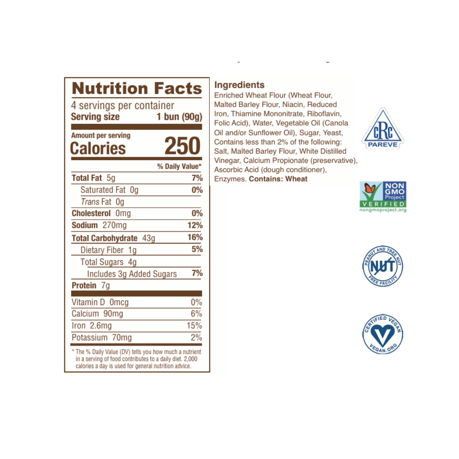 Petits pains à bretzels mous pour hamburgers Pretzilla - 363g