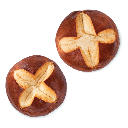 Petits pains à bretzels mous pour hamburgers Pretzilla - 363g