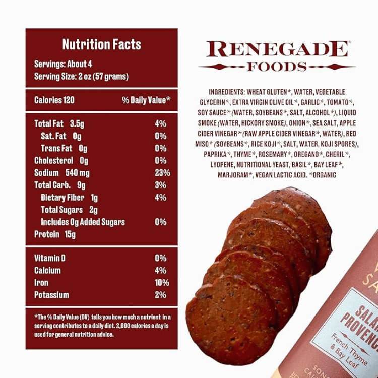 Renegade Foods Provence Salami - 213g