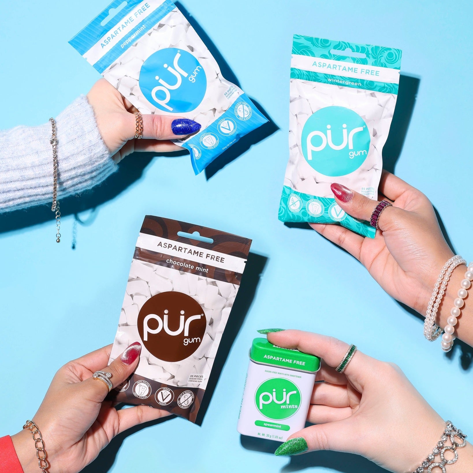 Pur Wintergreen Gum - 77g