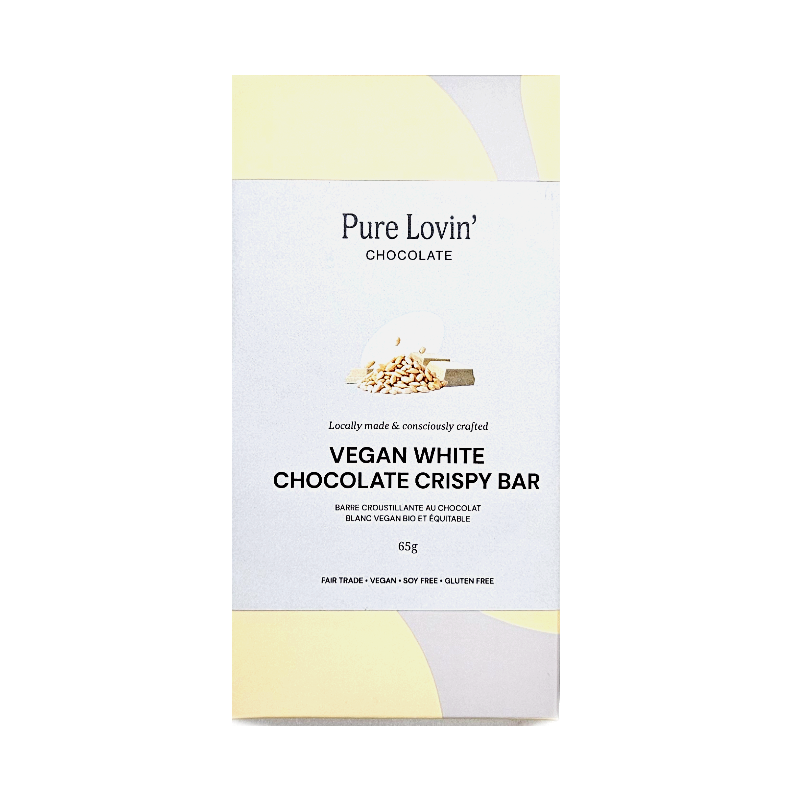 Pure Lovin' Chocolate White Chocolate Crispy Bar - 65g