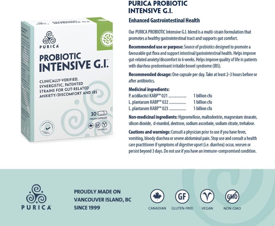 Purica Probiotique Intensif GI - 30 Caps