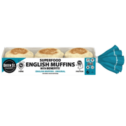 Queen Street Bakery Superfood English Muffins - 480g