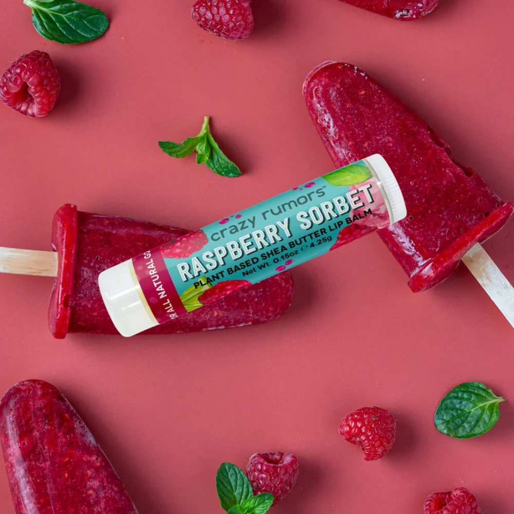 Crazy Rumors Raspberry Sorbet Lip Balm - 4.2g