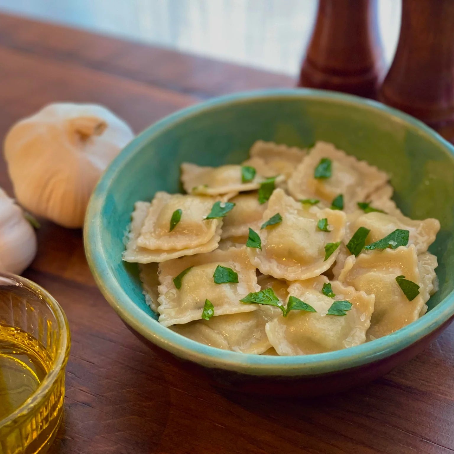 Living Tree Foods Basil Ricotta Ravioli - 250g