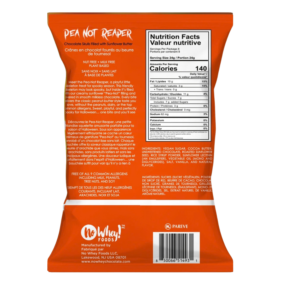 No Whey Foods Pea-Not Reaper Chocolate Skulls - 192g