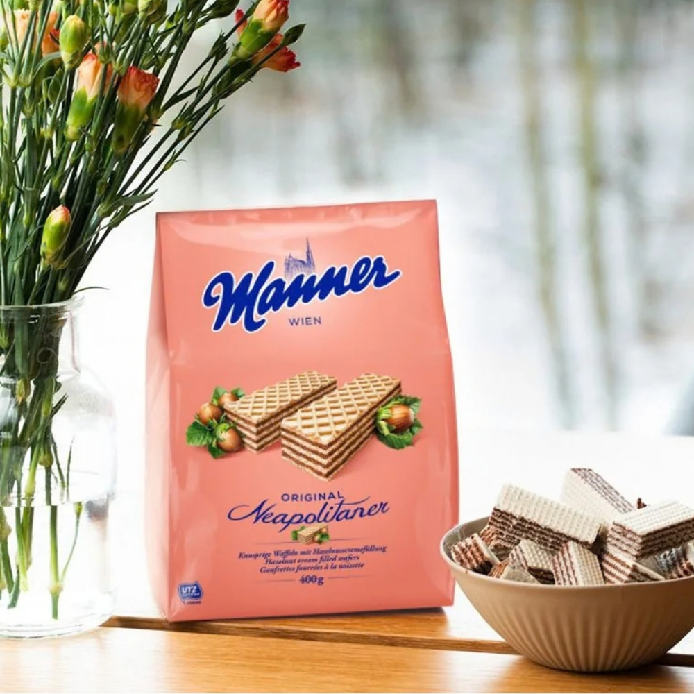 Manner Hazelnut Wafers- 400g