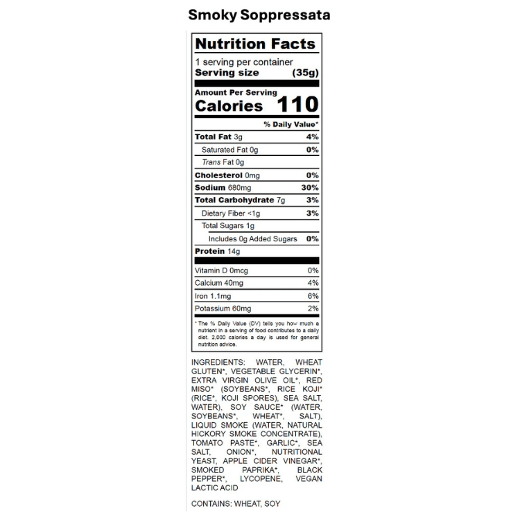 Renegade Foods Smoky Soppressata Salami Stick - 35g