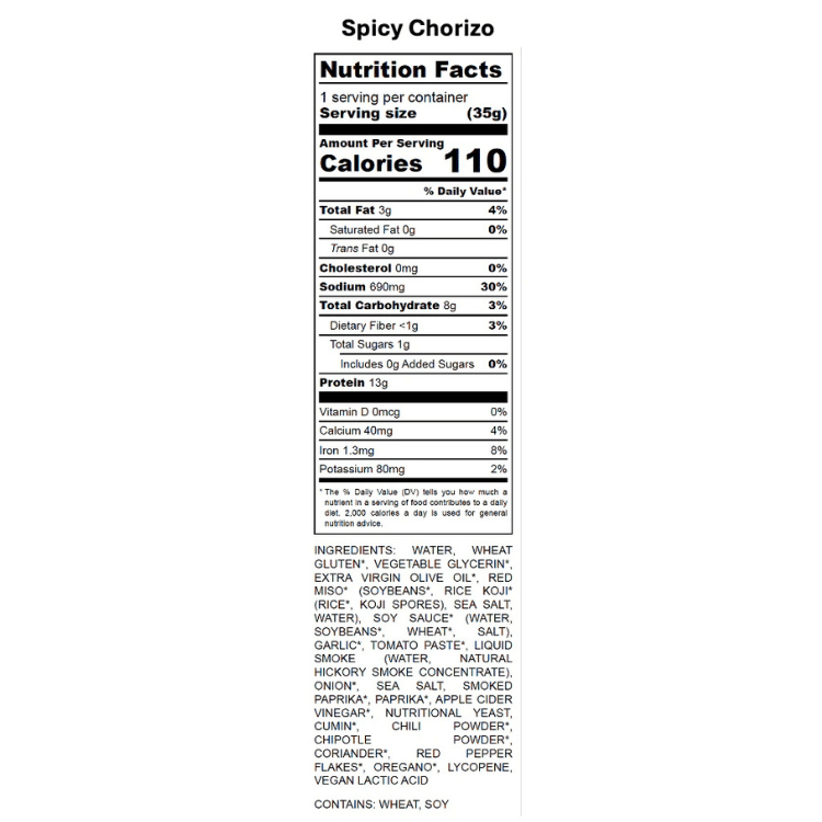 Renegade Foods Spicy Chorizo Salami Stick - 35g