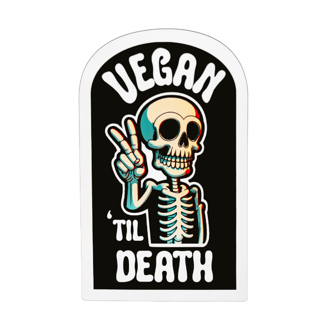 Renegade Stickers 'Vegan 'til Death' Sticker