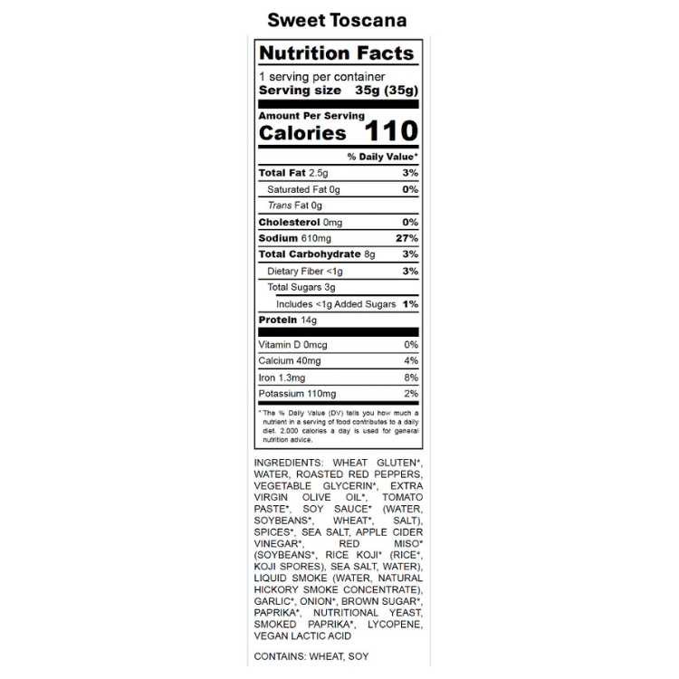 Renegade Foods Sweet Toscana Salami Stick - 35g