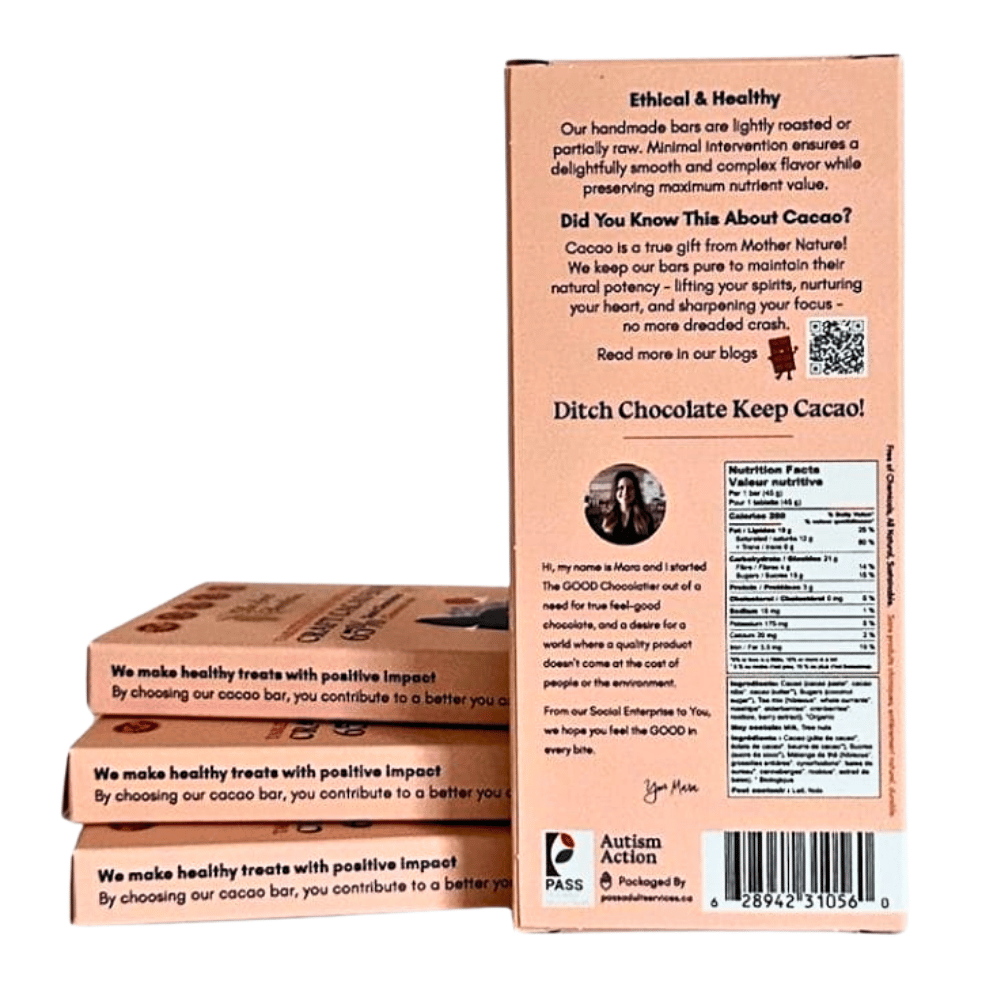 The Good Chocolatier Ruby Berries 65% Chocolate- 45g