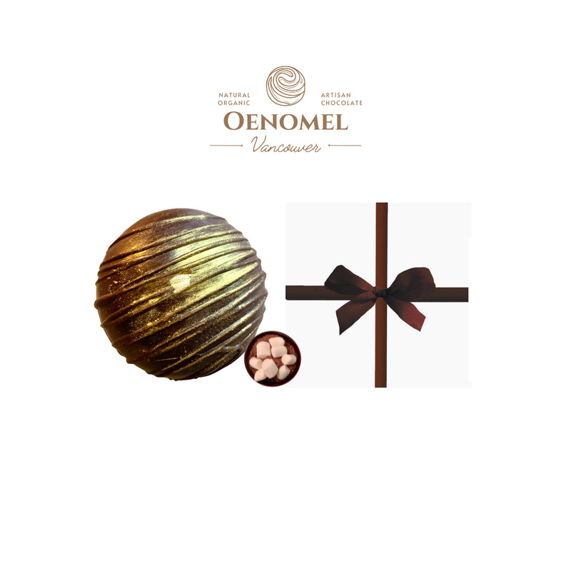 Oenomel Golden Rich Dark Hot Chocolate Bomb - 60g