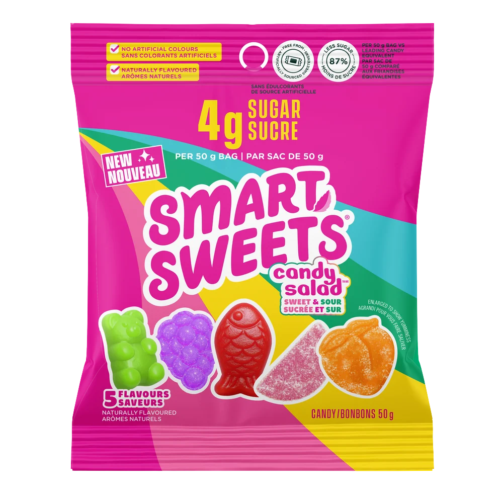 Smart Sweets Candy Salad Gummies - 50g