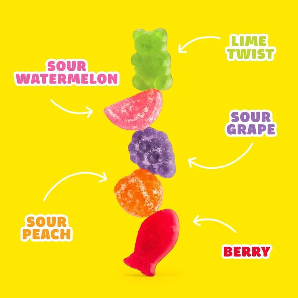 Smart Sweets Candy Salad Gummies - 50g