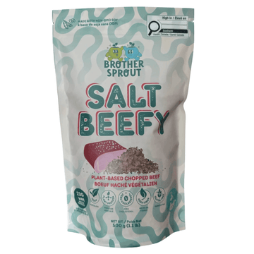 Brother Sprout Salt Beefy Plant-Based Chopped Beef - 500g