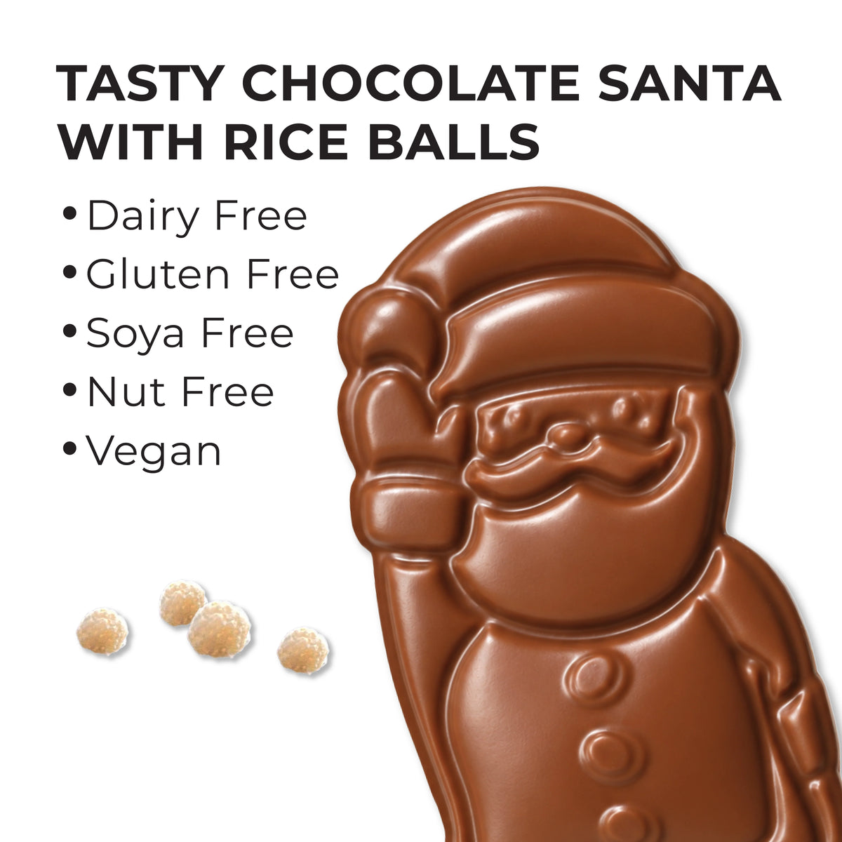 Moo Free Choccy Santa With Crisps Bar - 32g