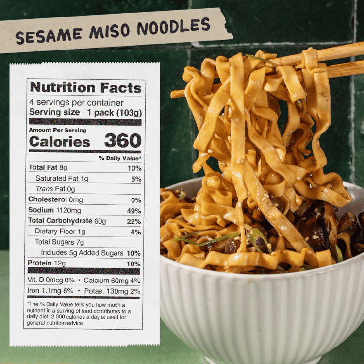 Momofuku Sesame Miso Noodles - 4 Pack