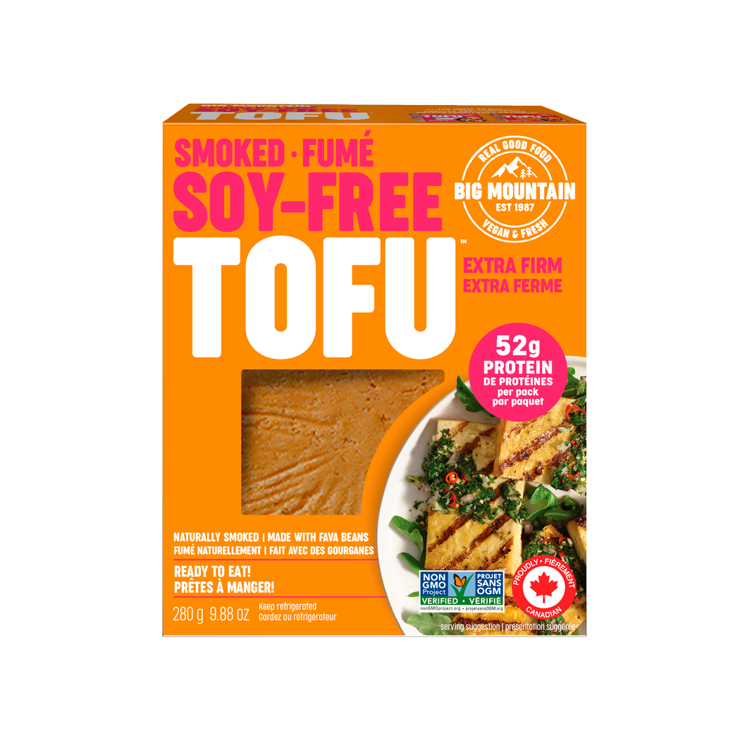Big Mountain Foods Tofu ferme aux fèves fumées sans soja - 280g