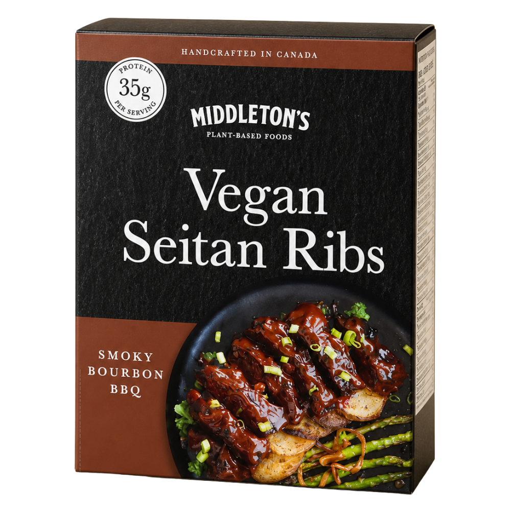 Middleton's Smoky Bourbon BBQ Seitan Ribs - 360g