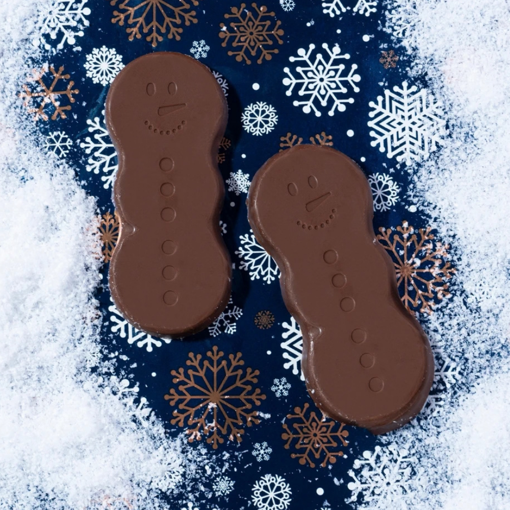 No Whey Foods S'No-Whey PeaNOT Butter Filled Chocolate Snowman- 71g