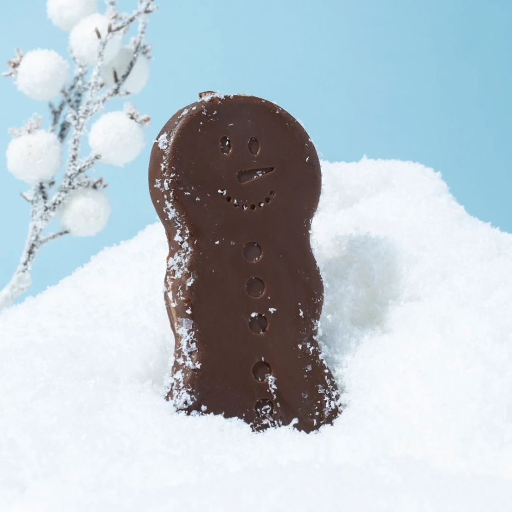 No Whey Foods S'No-Whey PeaNOT Butter Filled Chocolate Snowman- 71g