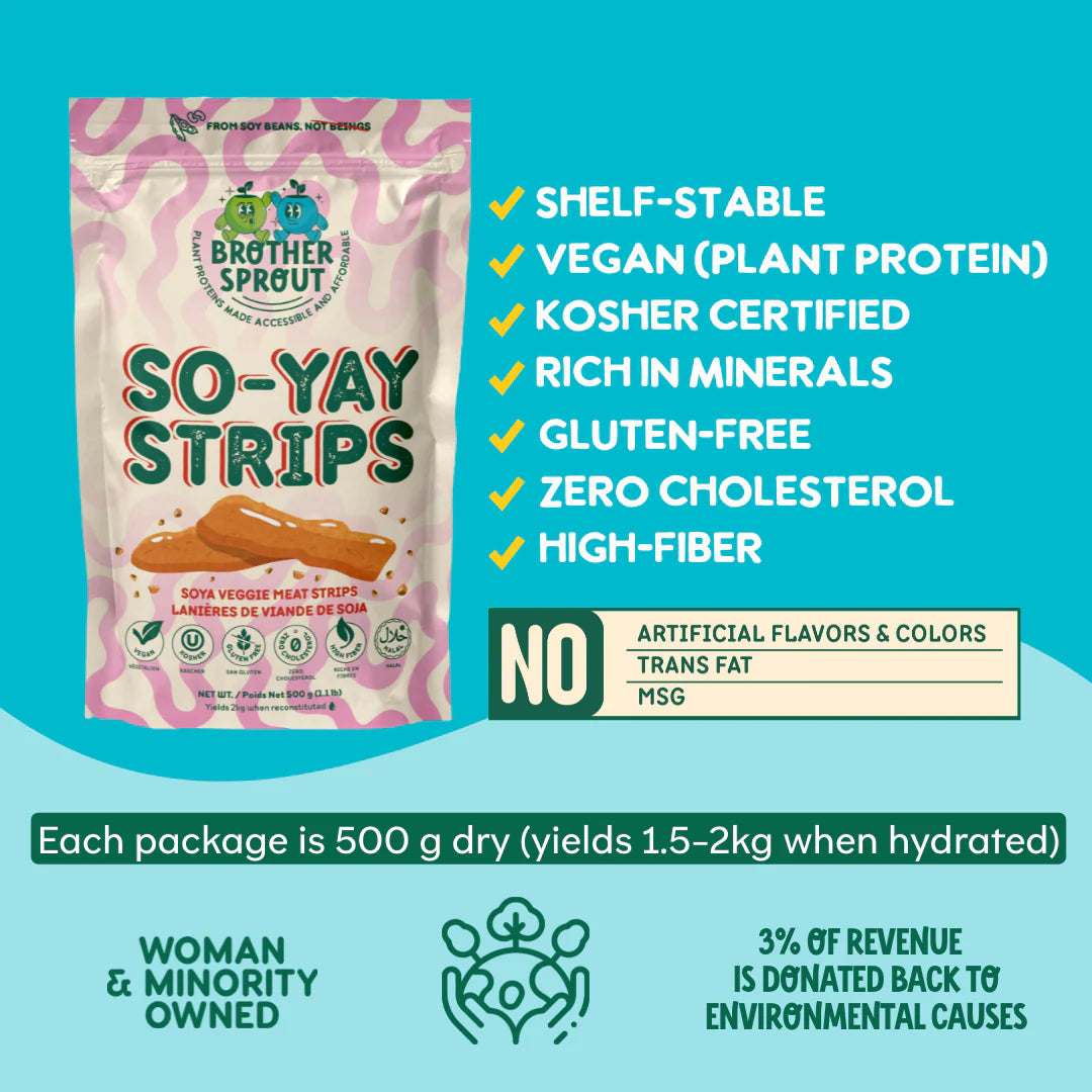 Brother Sprout So-Yay Soy Strips - 500g