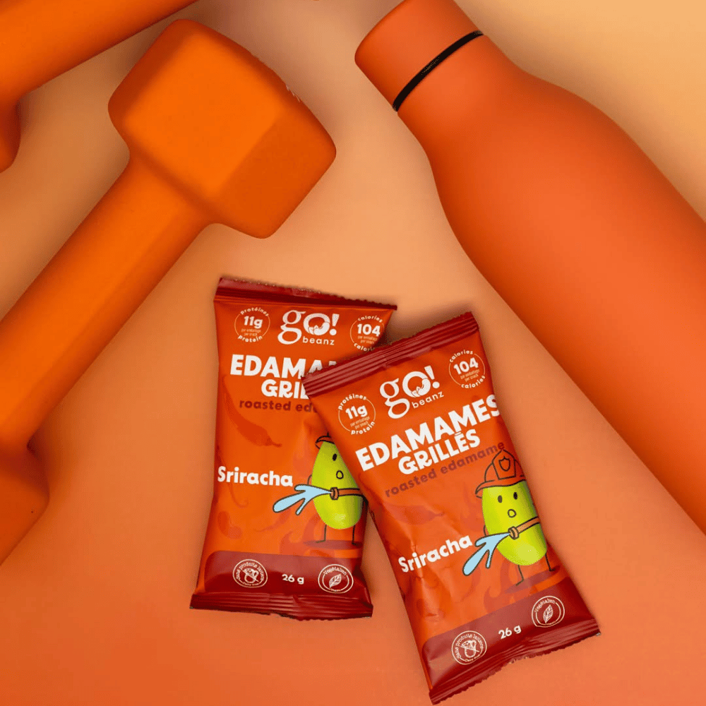 Go! Beanz Sriracha Roasted Edamame Beans - 26g