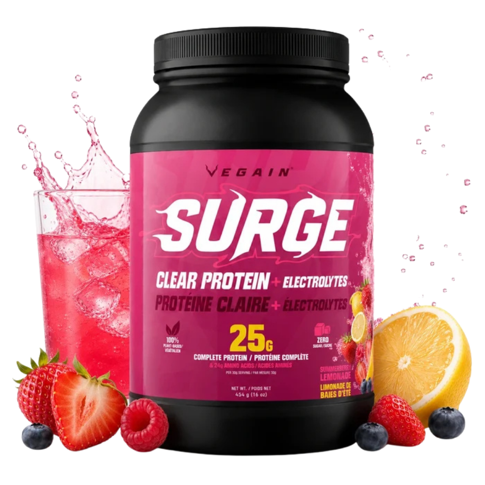 Vegain SummerBerry Lemonade Surge Clear Protein Powder - 454g
