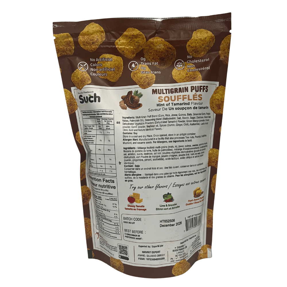 Such Foods Hint of Tamarind Puffs - 65g
