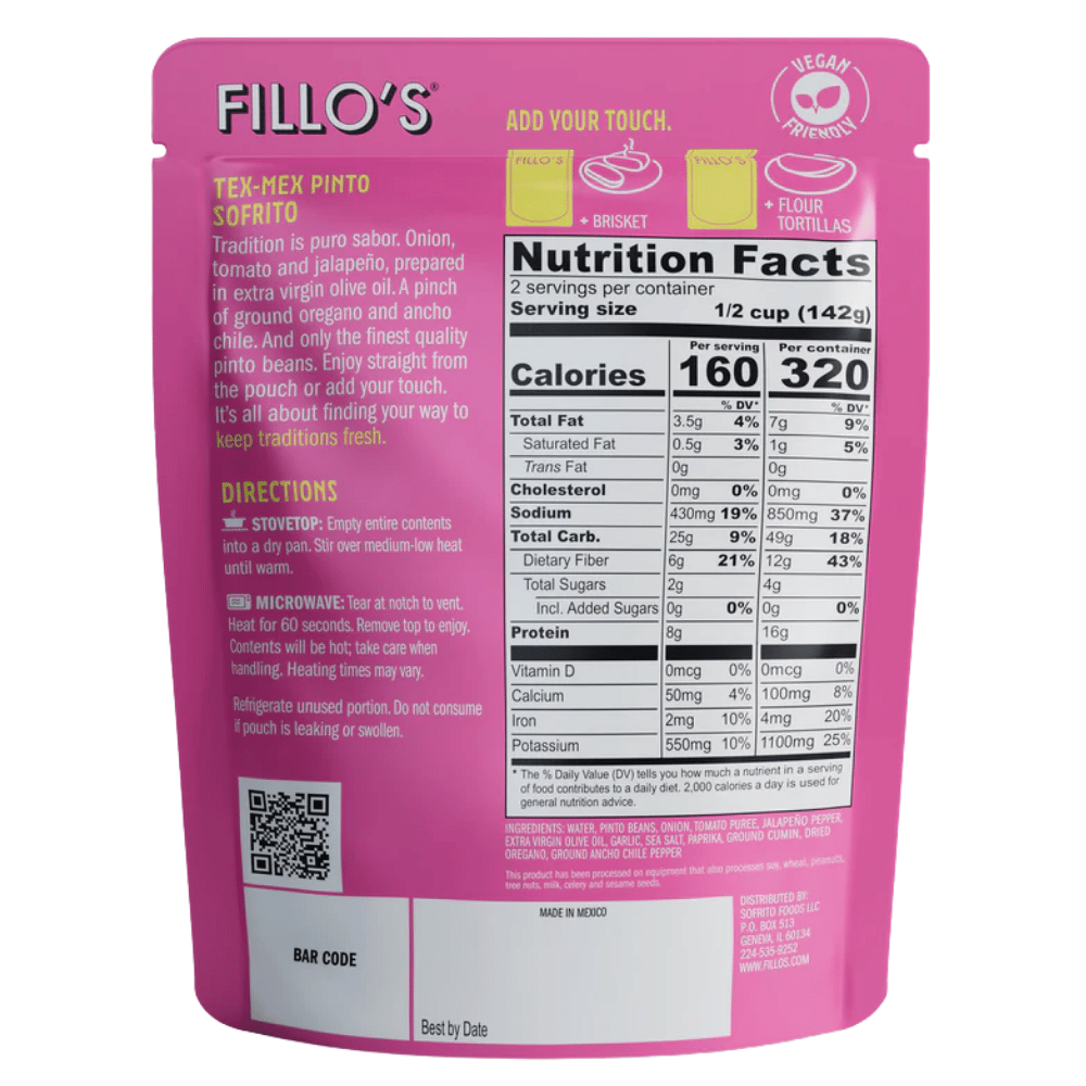 Fillo's Tex-Mex Pinto Sofrito - 283g