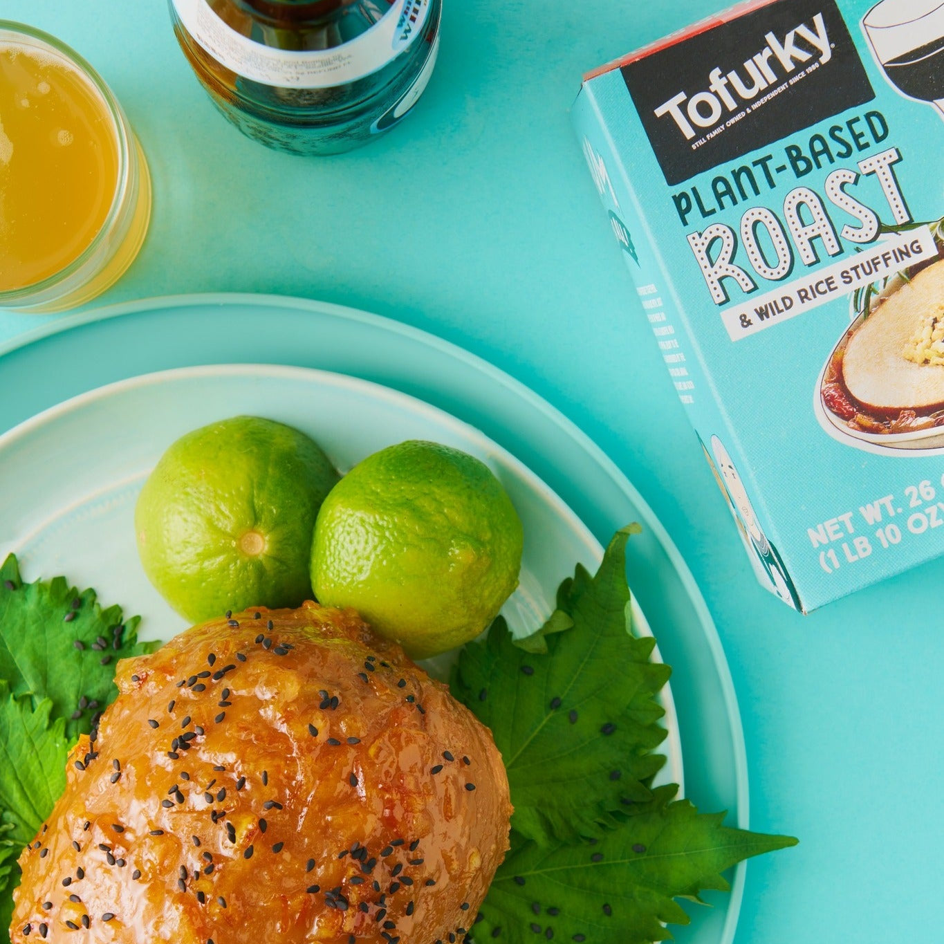 Rôti de tofurky et farce de riz sauvage - 736g