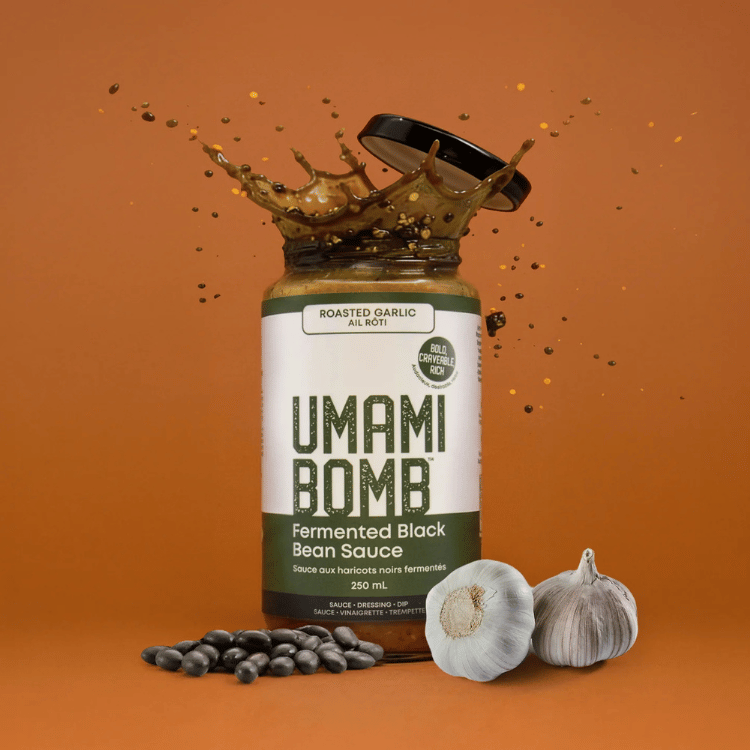 Vumami Foods Umami Bomb Fermented Black Bean Sauce Roasted Garlic - 250ml