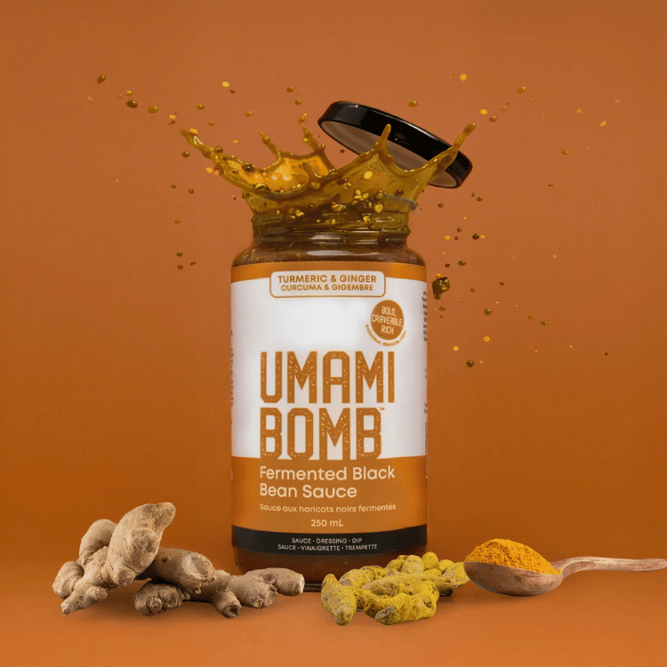 Vumami Foods Umami Bomb Fermented Black Bean Sauce Turmeric & Ginger - 250ml