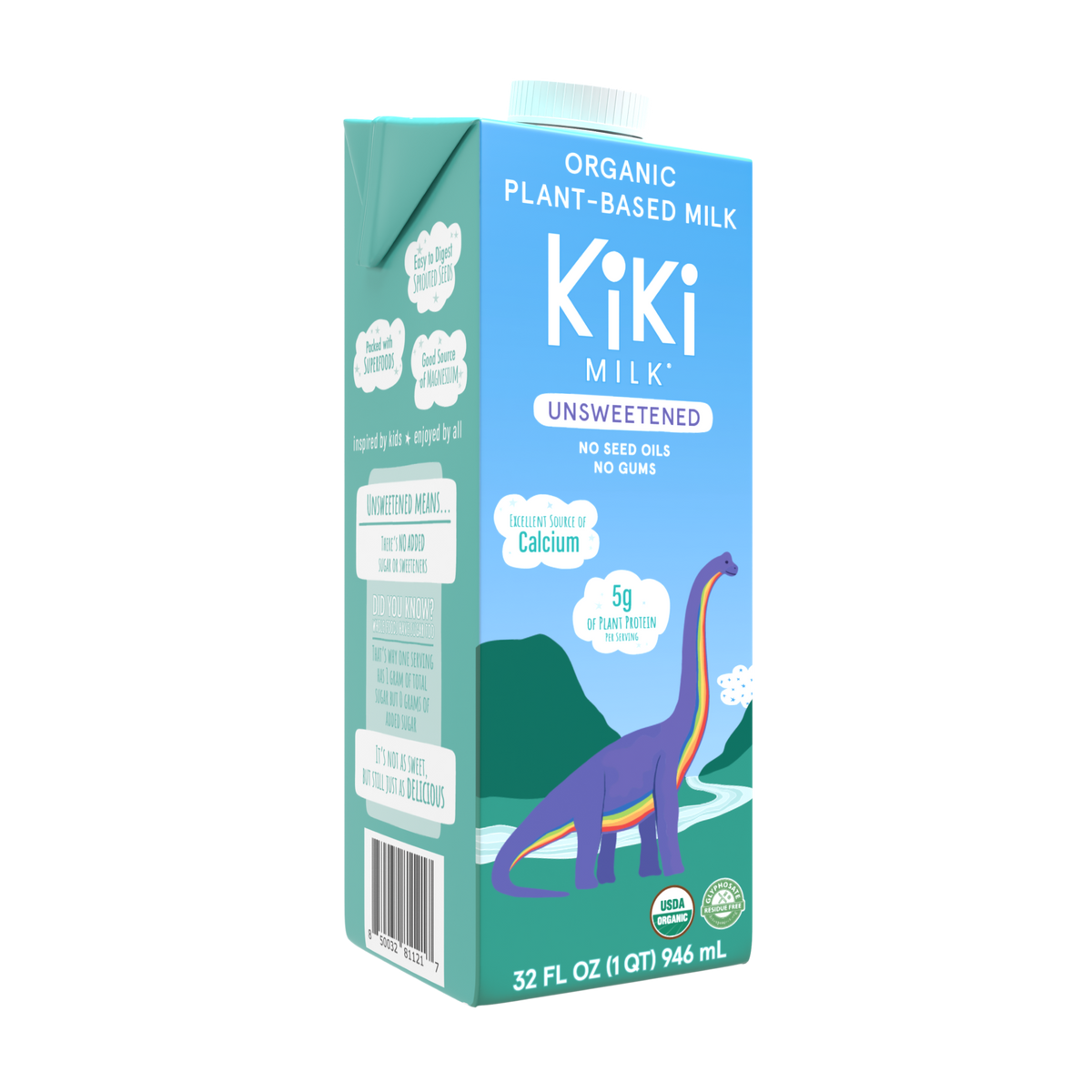Kiki Unsweetened Milk - 946ml
