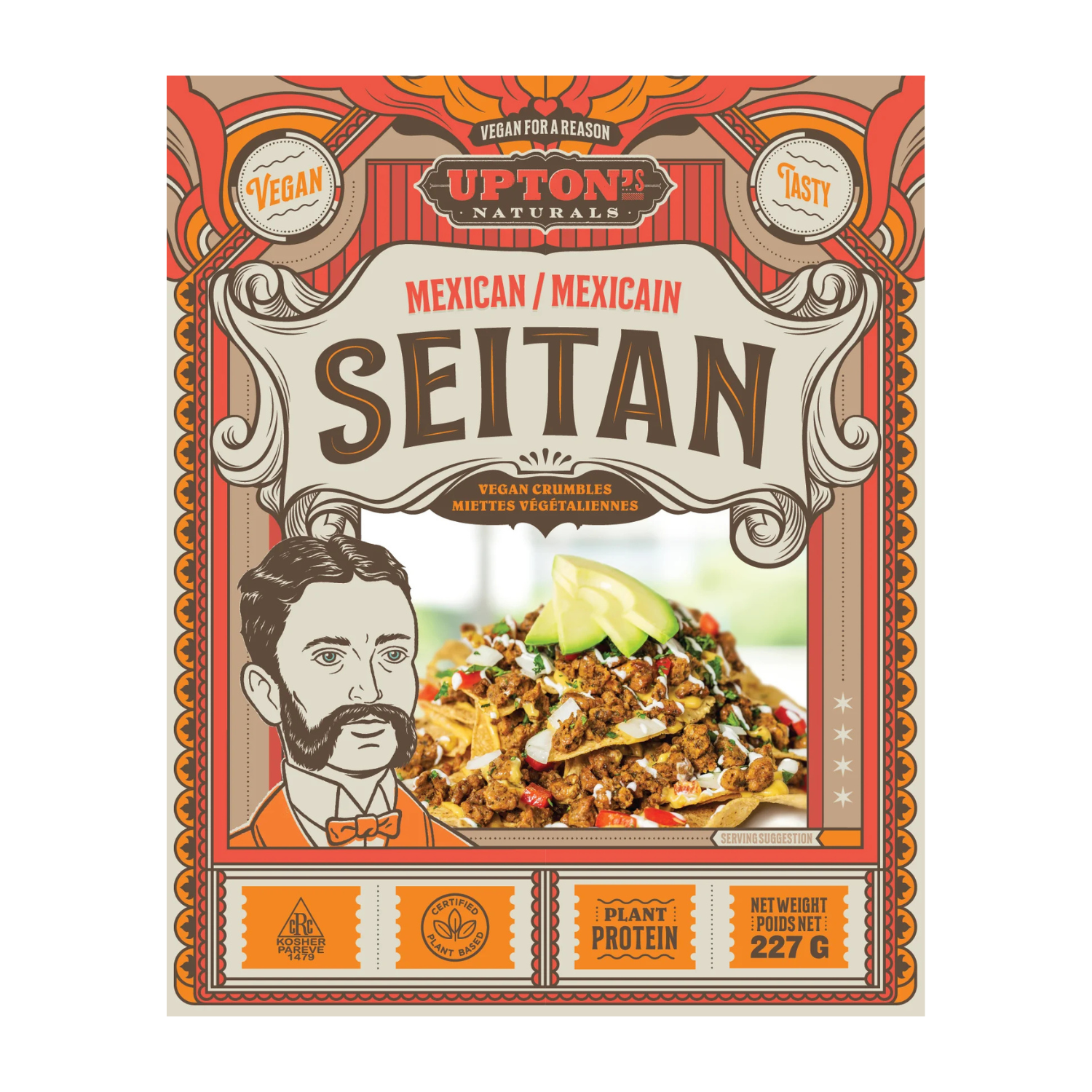 Upton's Mexican Seitan Crumbles - 227g