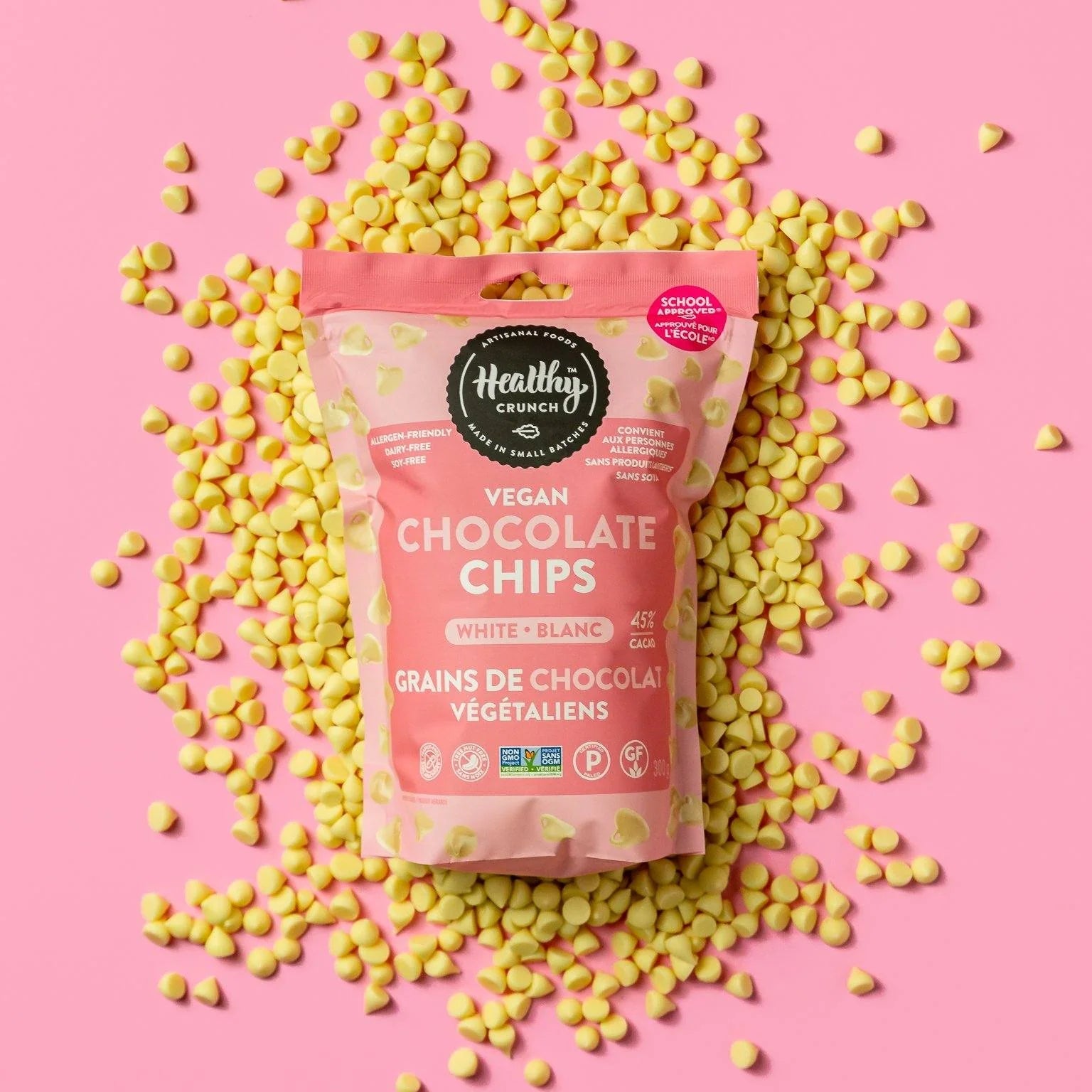 Healthy Crunch White Chocolate Chips - 283g