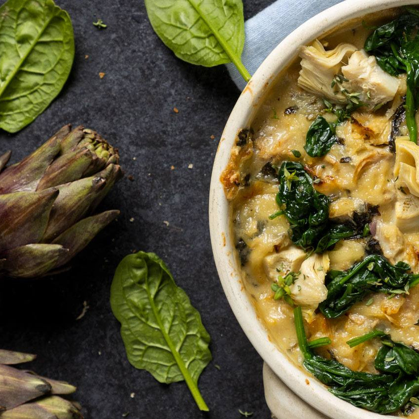 Trempette aux épinards et aux artichauts Violife - 200g