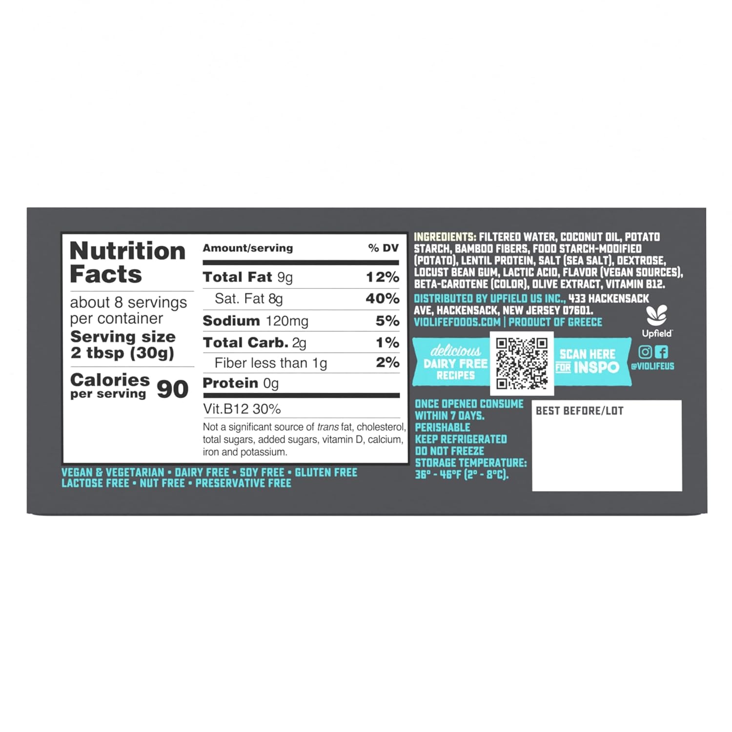 Violife Original Cream Cheese Block - 227g