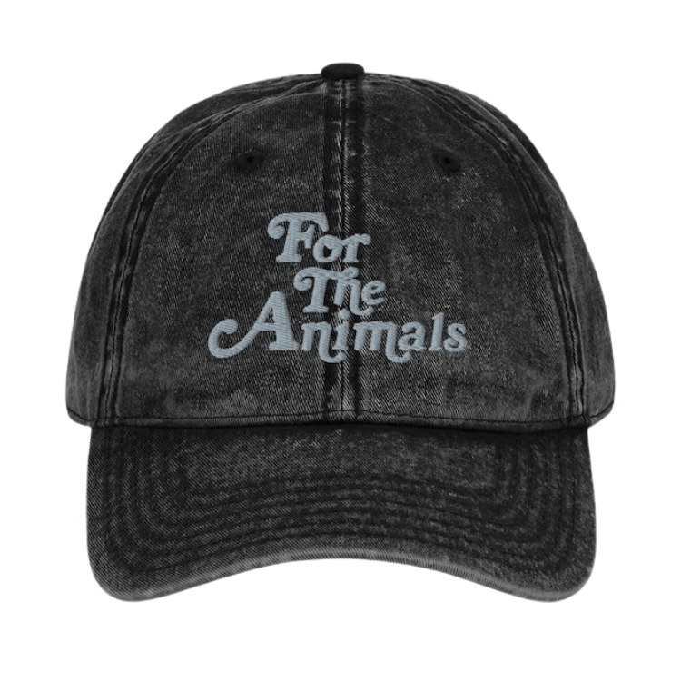 Vegan Power Co 'For the Animals' Baseball Cap