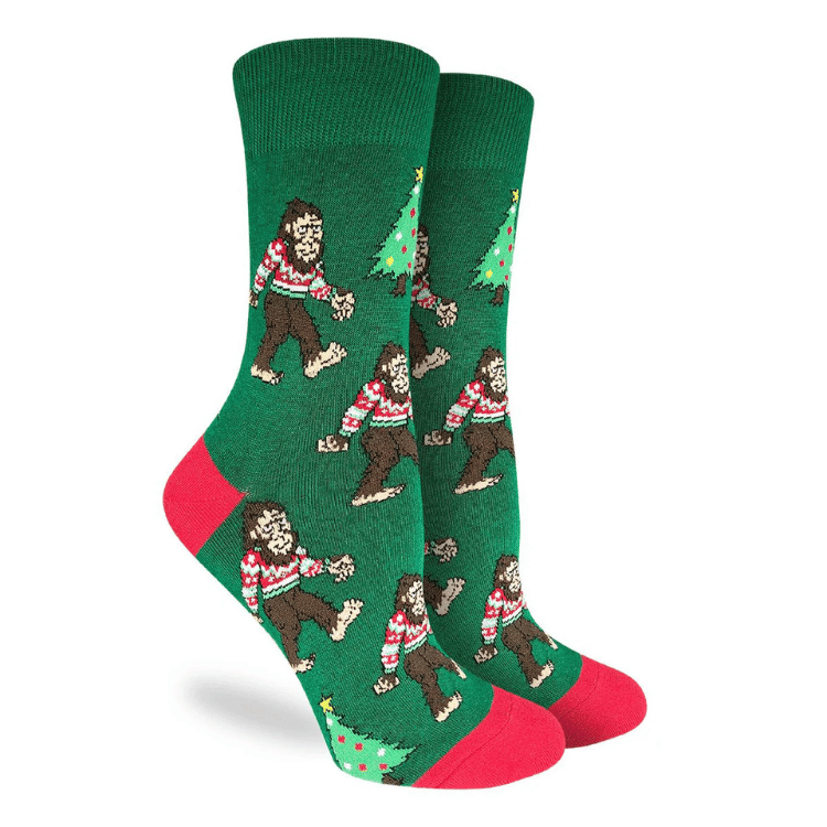 Good Luck Sock Christmas Bigfoot Socks